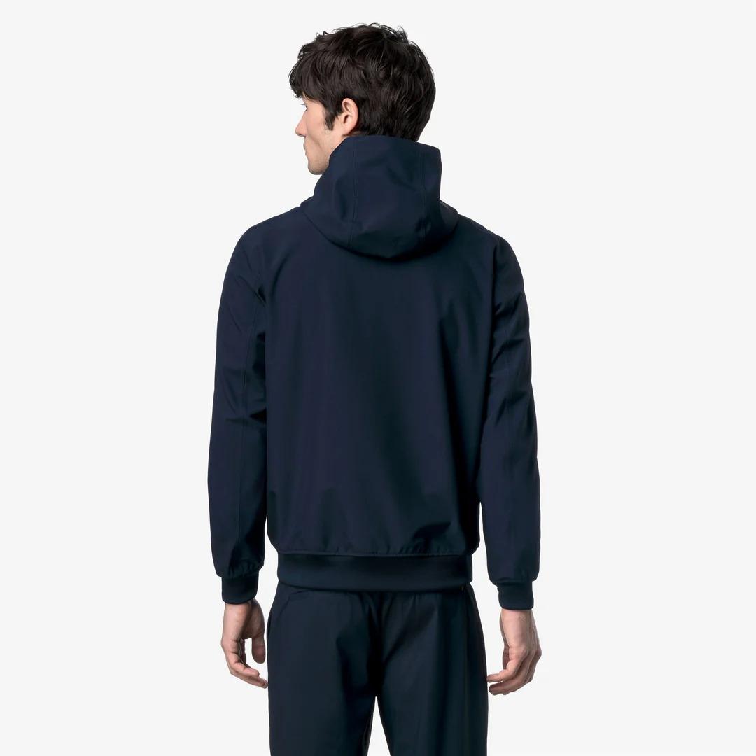 JOACHIM BONDED JERSEY<BR/>BLUE DEPTH K2145MW K89 K-WAY 
