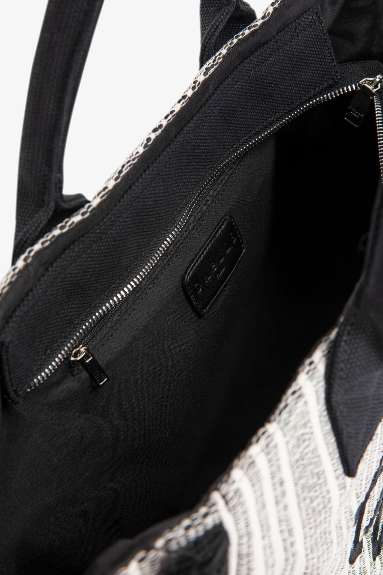 Maxi Shopper Ricamo Firma  Nero - Gaëlle Paris GAACW03190-MTFI0020 NE01 GAELLE 