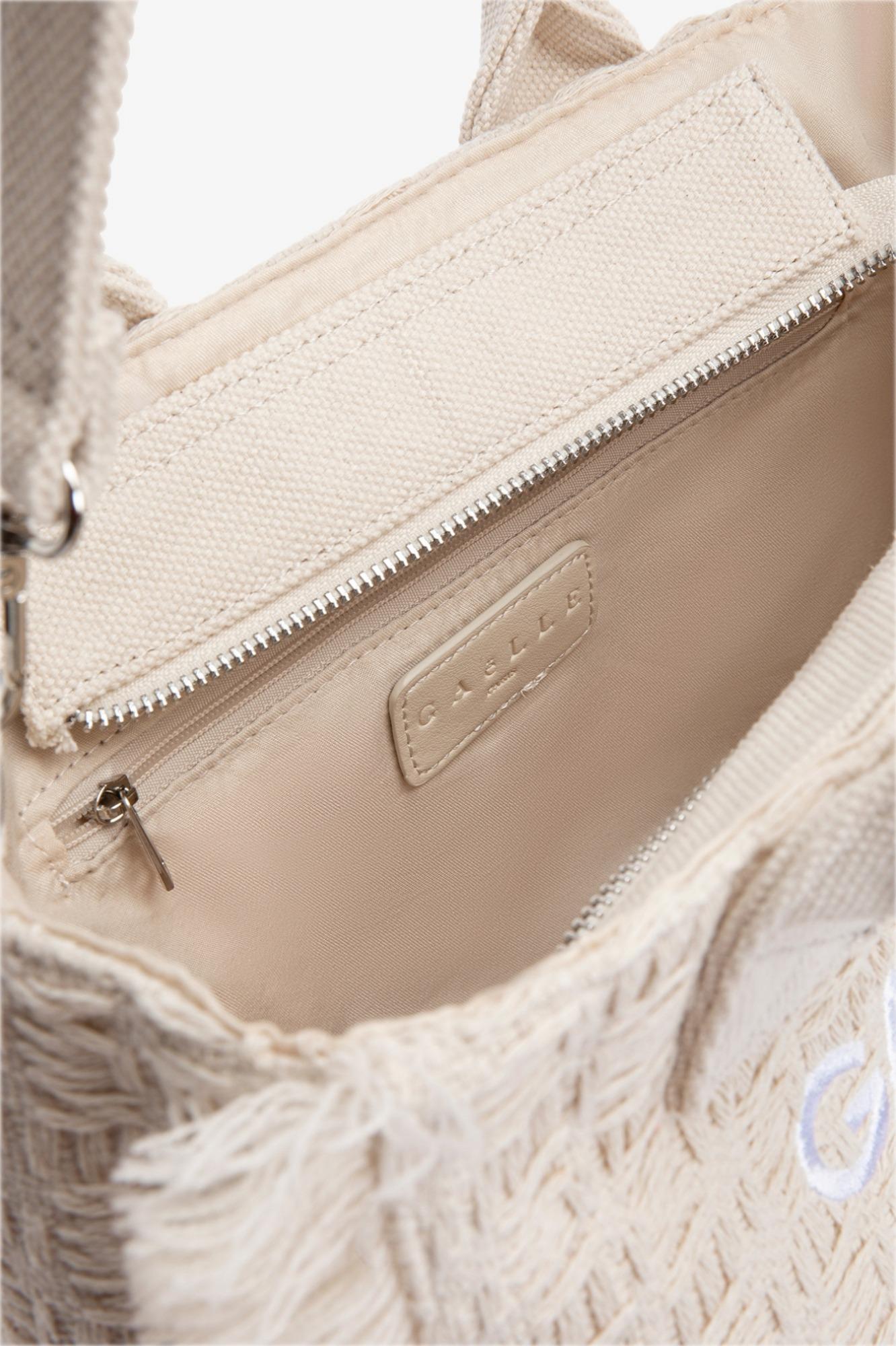 Regular Shopper Ricamo Logo  Beige - Gaëlle Paris GAACW03179-BFL0001 BE00 GAELLE 