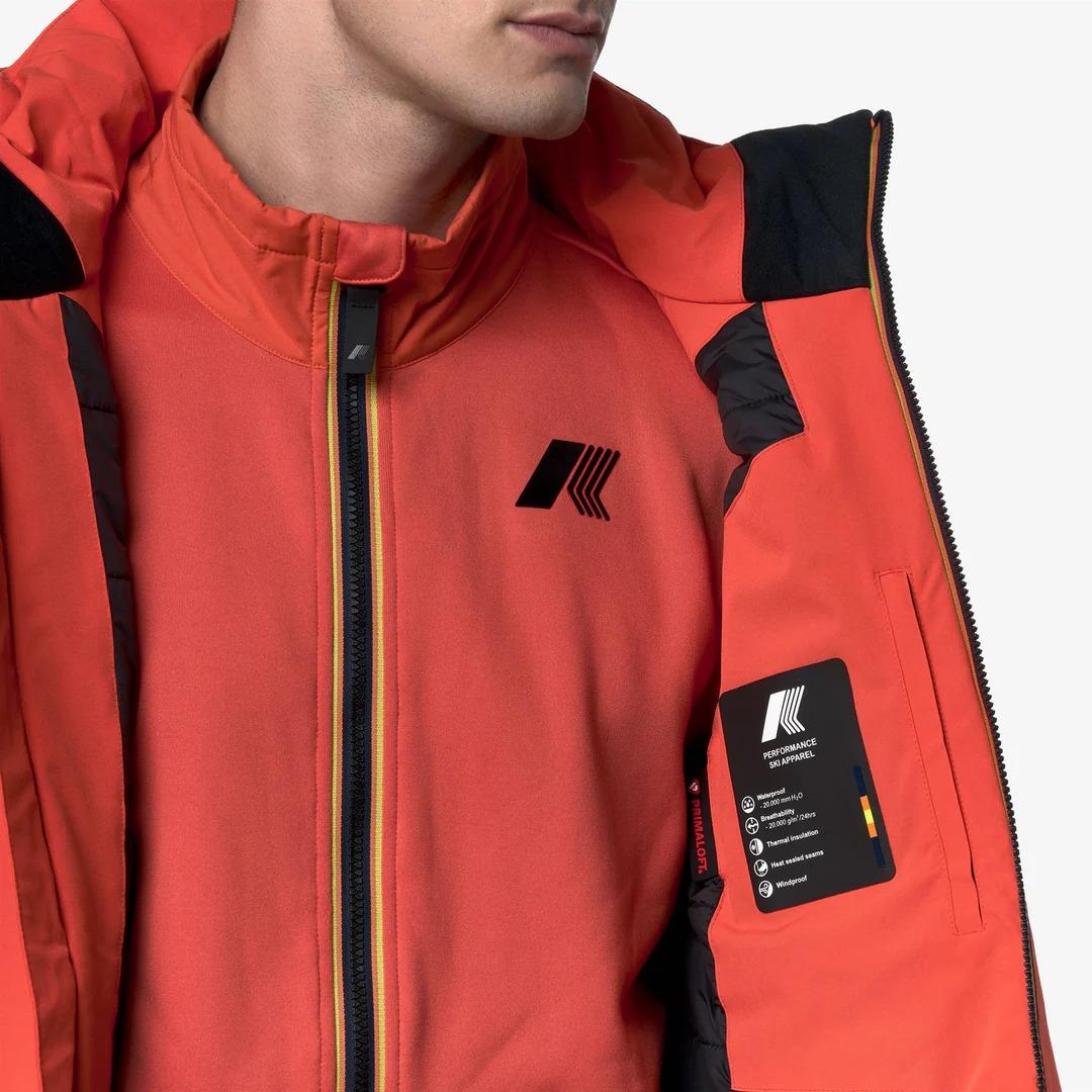 LESARCS 2L TWILL<BR/>ORANGE FIESTA K5123YW 415 K-WAY 