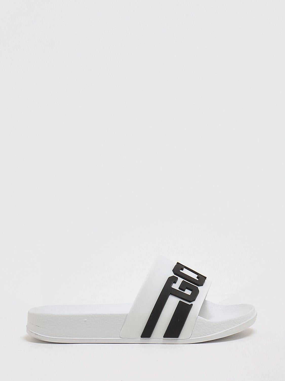 GCDS JUNIOR<BR/>Ciabatta per bambini GCDS Junior GCK110-034-B WHITE/BLACK GCDS 