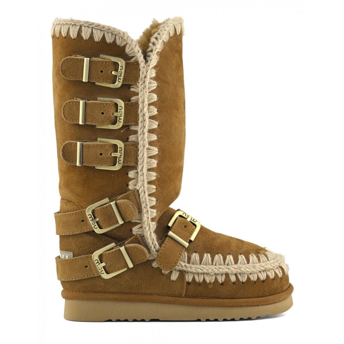 Eskimo 40 buckle straps Cognac F25-MU.FW101137A COG MOu 
