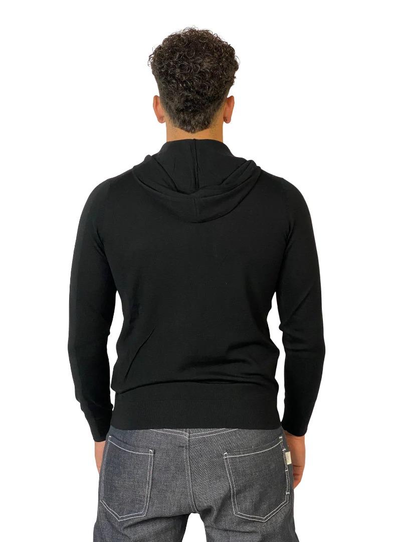 Diktat maglia con cappuccio NERA DK97071 NERO DIKTAT 