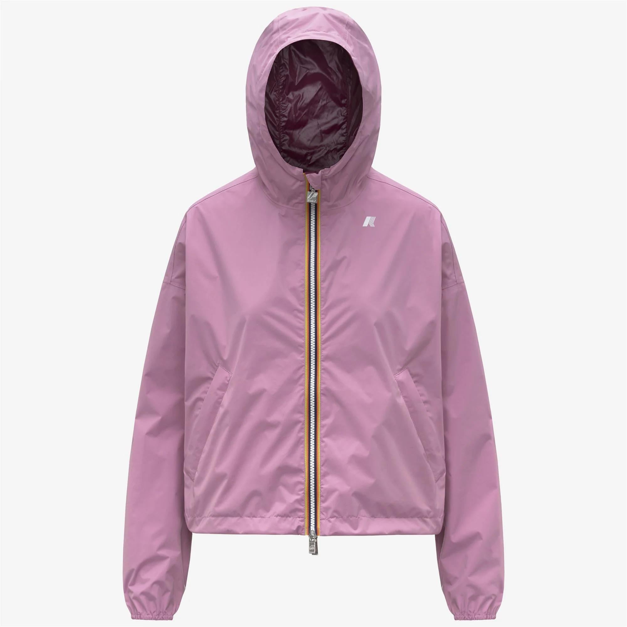 LAURETTE PLUS.2 REVERSIBLE<BR/>VIOLET GLICINE-VIOLET MAUVE WINE K81333W C05 K-WAY 