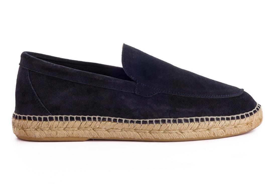 Mocassino Abarca in camoscio marino tinta unita MOCASSIN-LISO MARINO101 ABARCA 