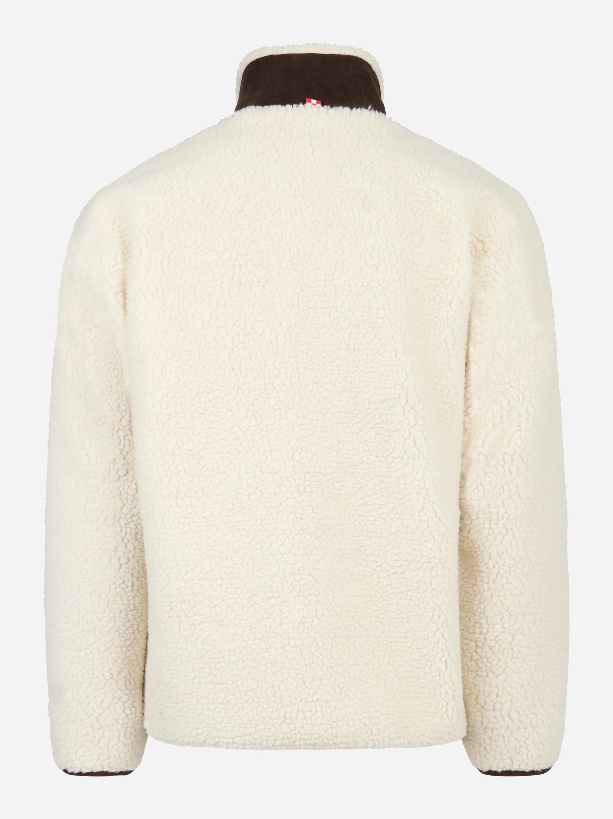 MC2 SAINT BARTH<BR/>Giacca in pile sherpa Keystone bianca KEY0008 00040I MC2 SAINT BARTH 