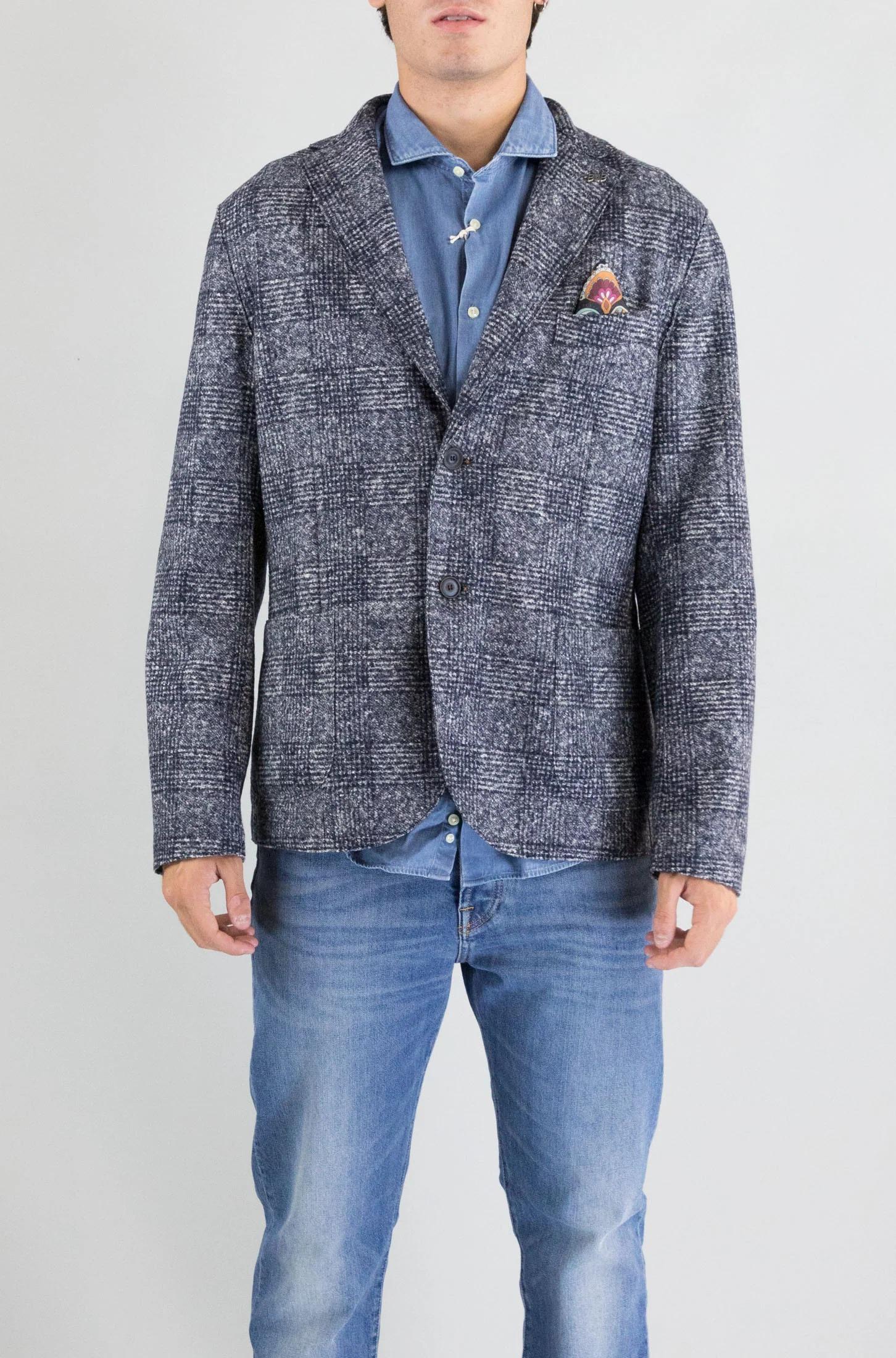 Giacca Momopetto Bob Blu da Uomo a26marde n178t178 MARDEN178-T178 BLU BOB 