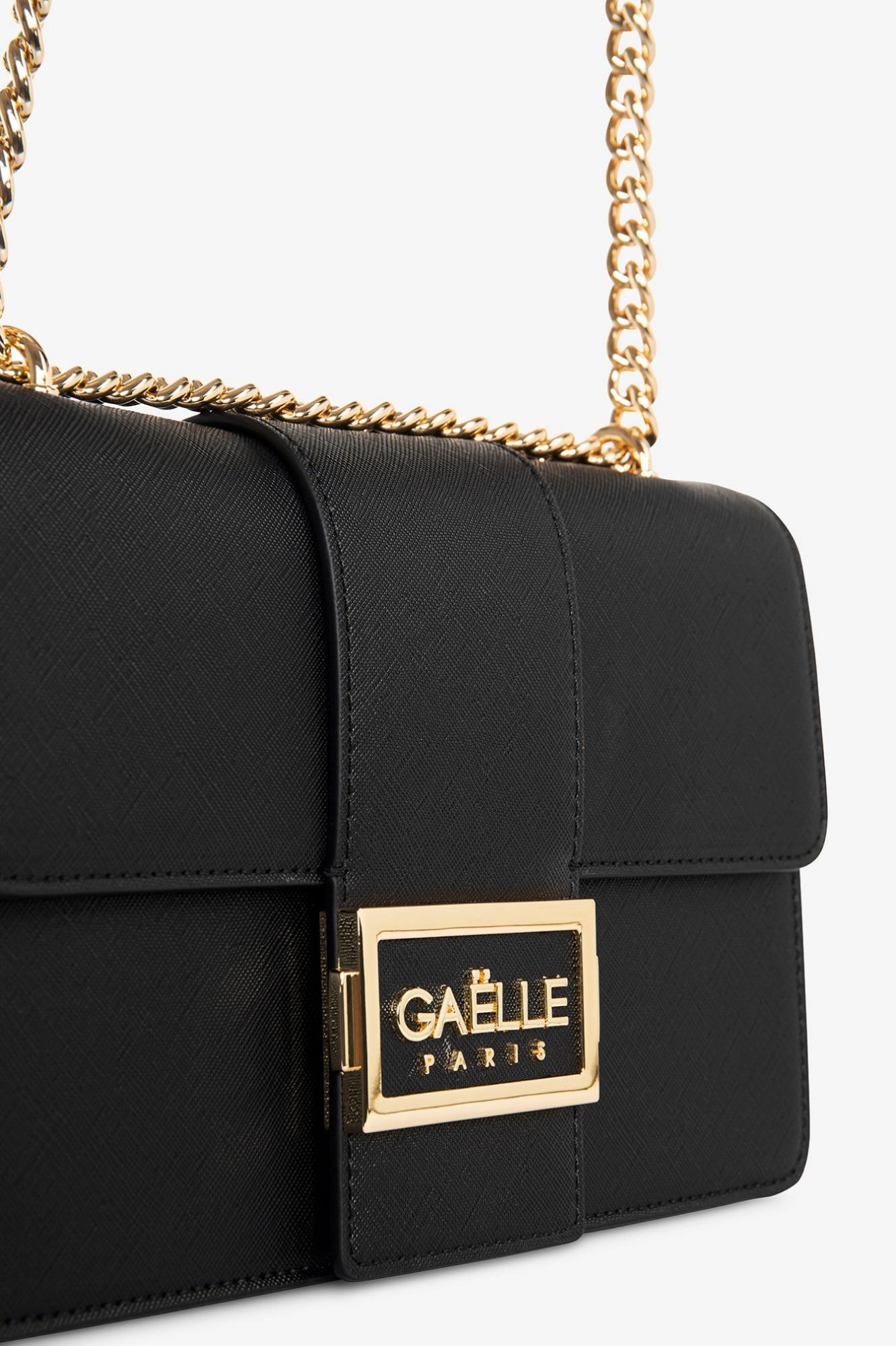 Regular Shoulder Strap Mini Metal Logo  Nero - Gaëlle Paris GAACW03163-MTFI0007 NE01 GAELLE 