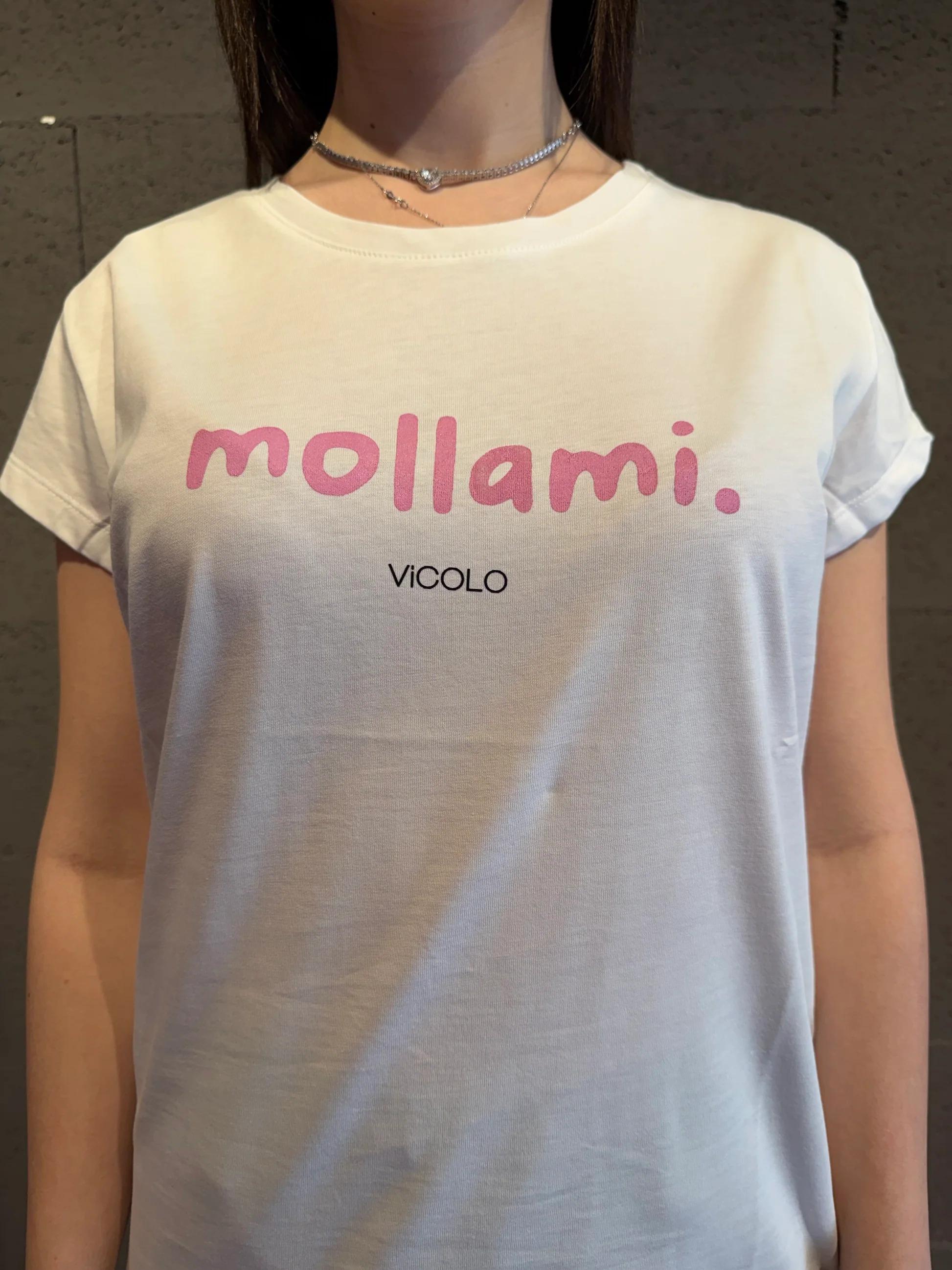 T-shirt Mollami VICOLO art. RAB0602 colore bianco RAB0602 02 VICOLO 