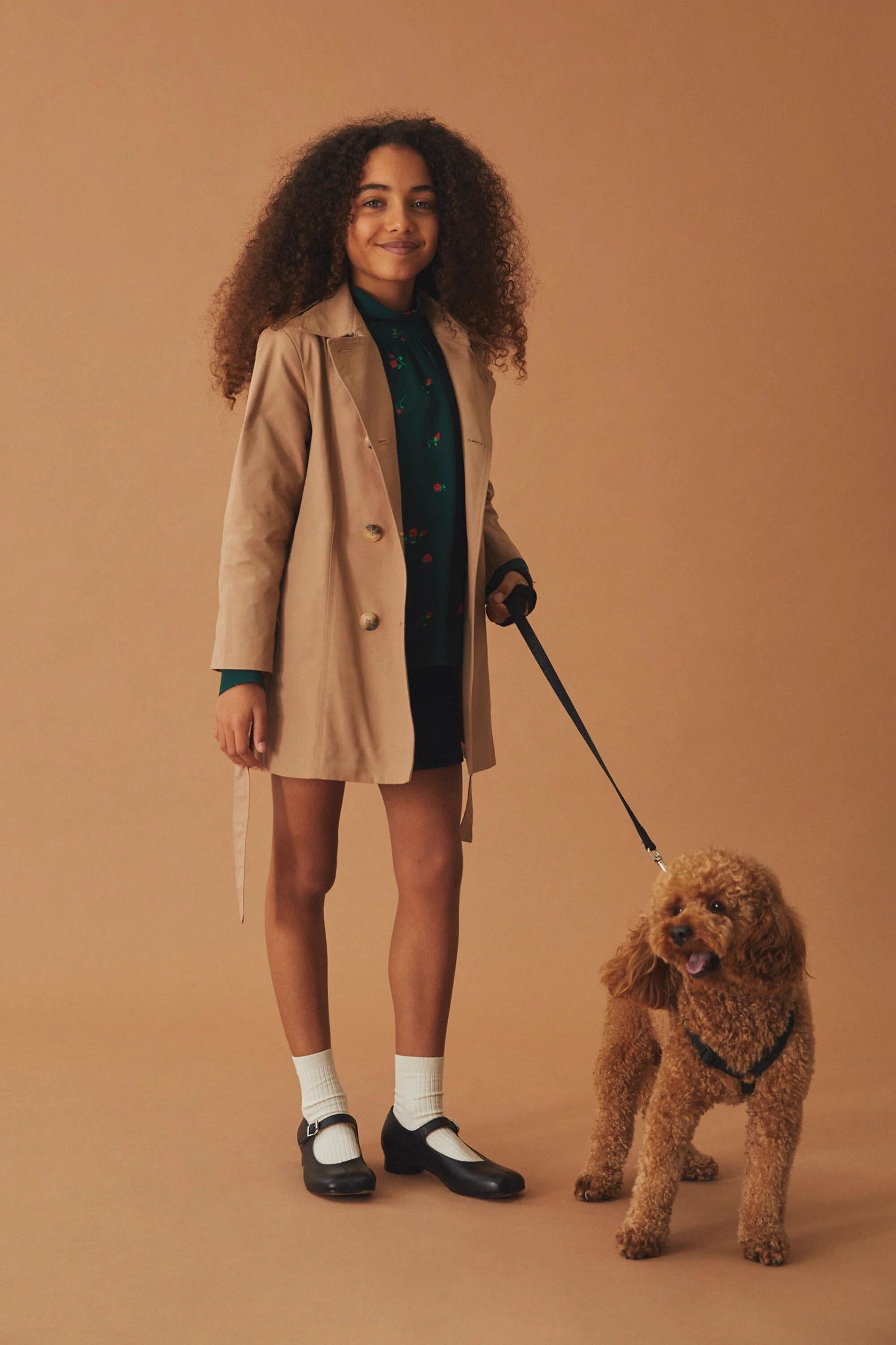 MAX&Co.<BR/>Trench in cotone tecnico beige MX0011-MX003 MX700 MAX&CO KID 