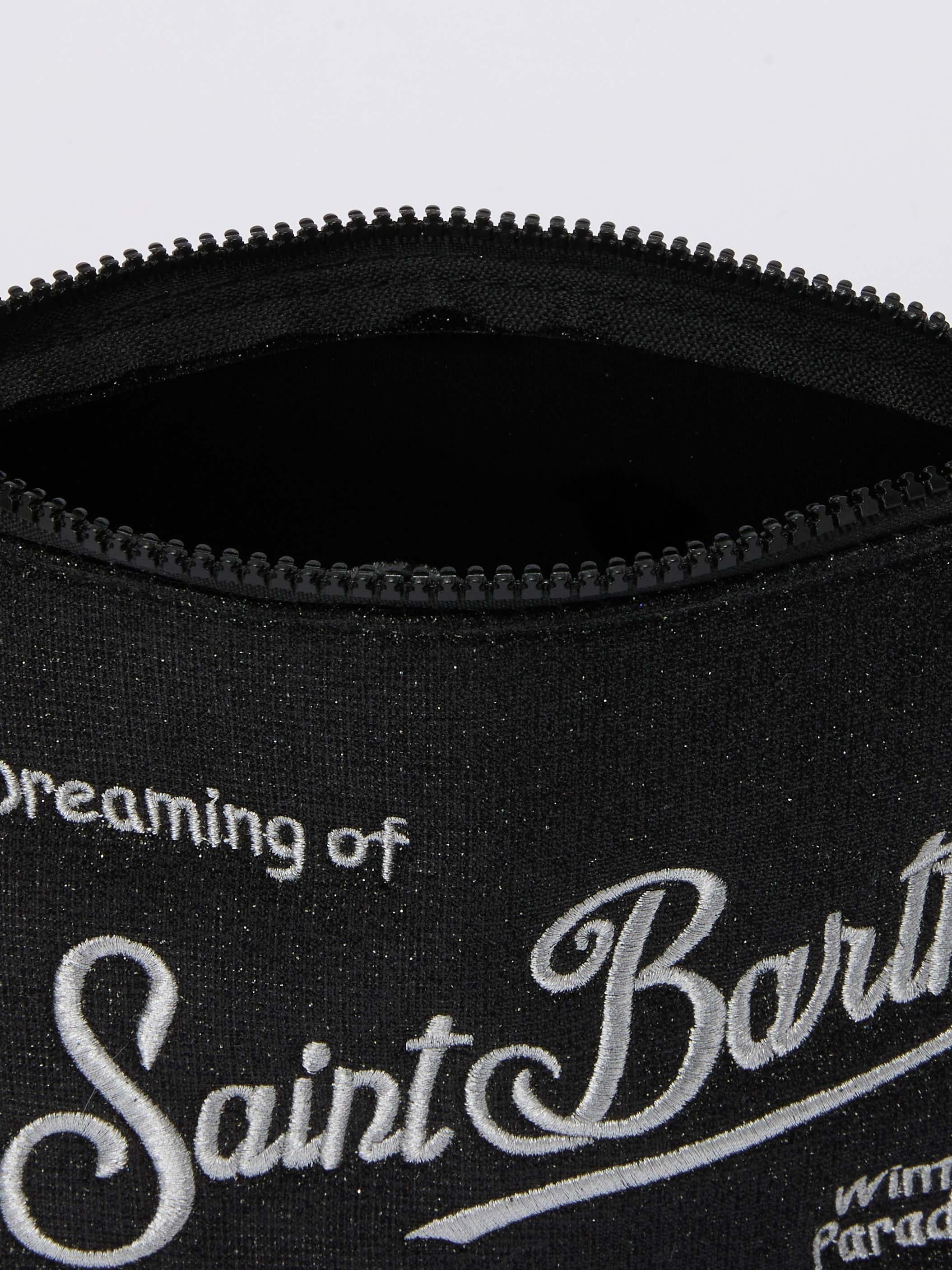 Pochette Aline Lurex nera ALI0026 00207I MC2 SAINT BARTH 