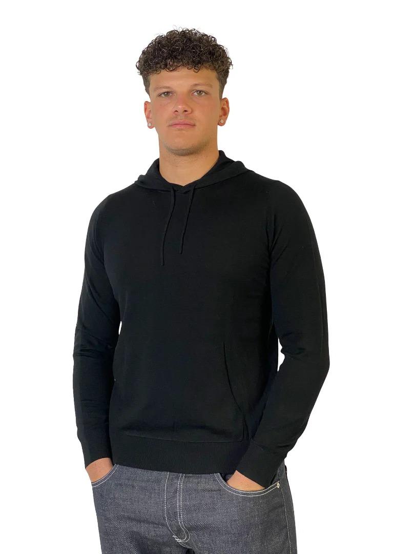 Diktat maglia con cappuccio NERA DK97071 NERO DIKTAT 