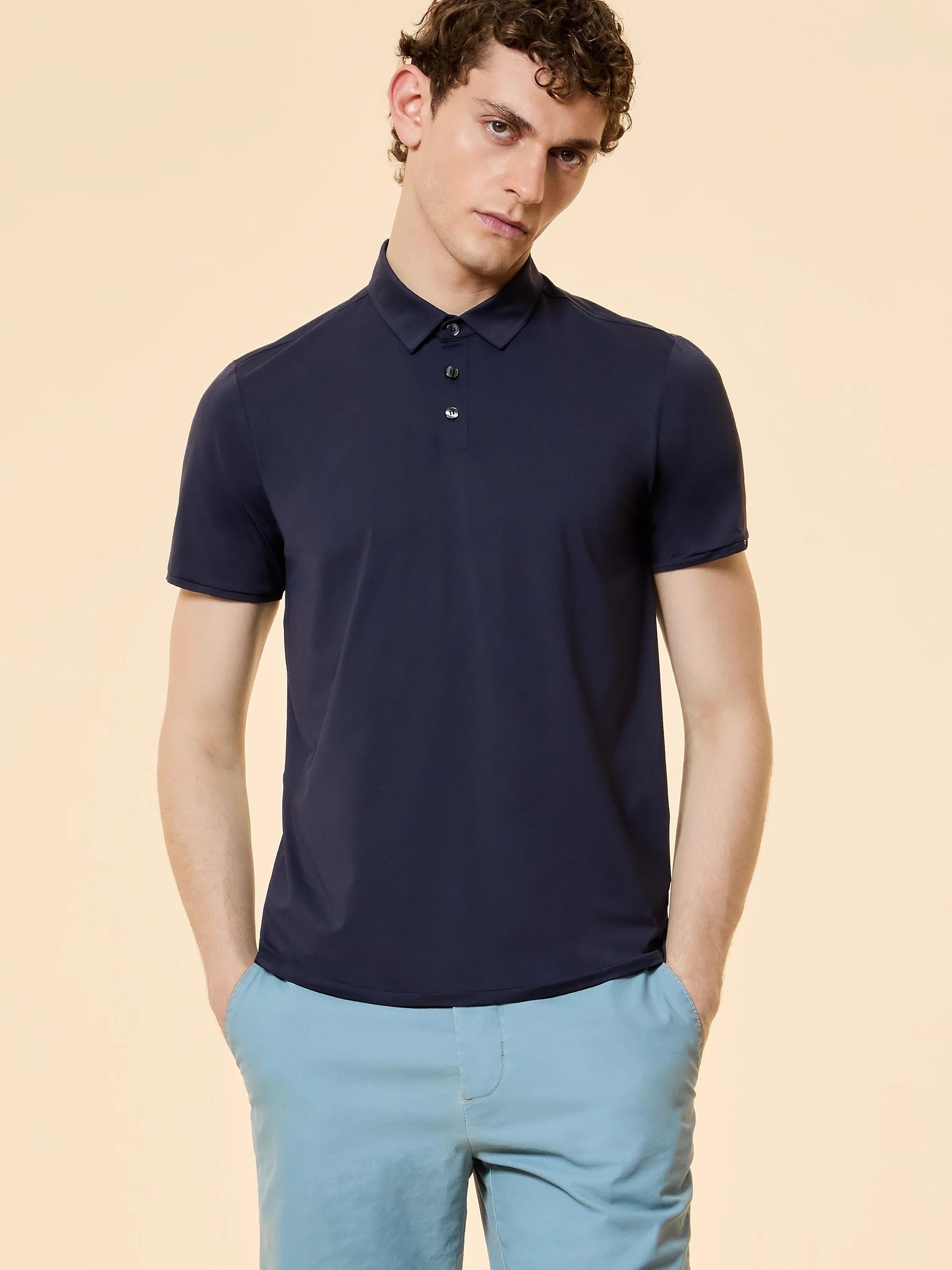 RRD Oxford Logo Polo Blue Black 26217 60 RRD 