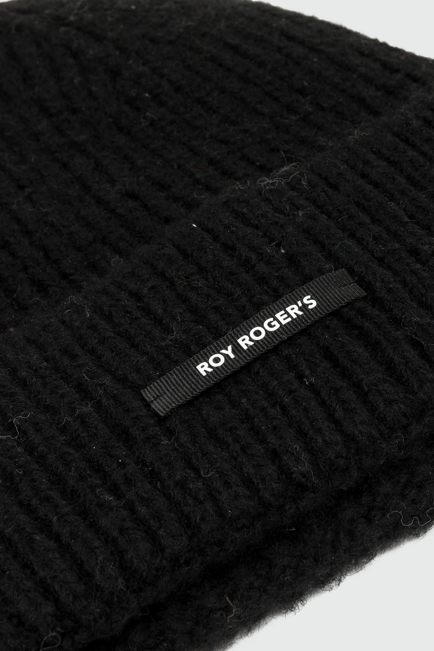 BEANIE IN MISTO LANA BLACK RND931CH47XXXX C0020 ROY ROGER'S 