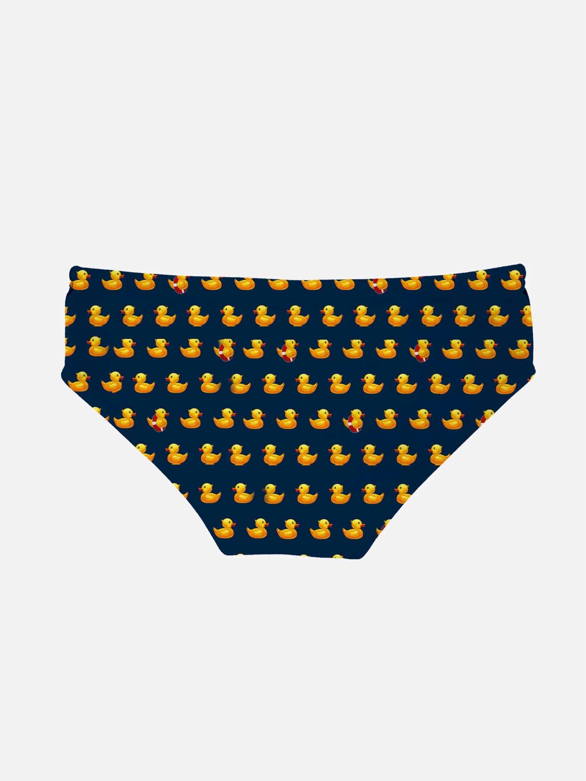 Slip mare Billy con stampa paperelle BIL0001 03152L MC2 SAINT BARTH 