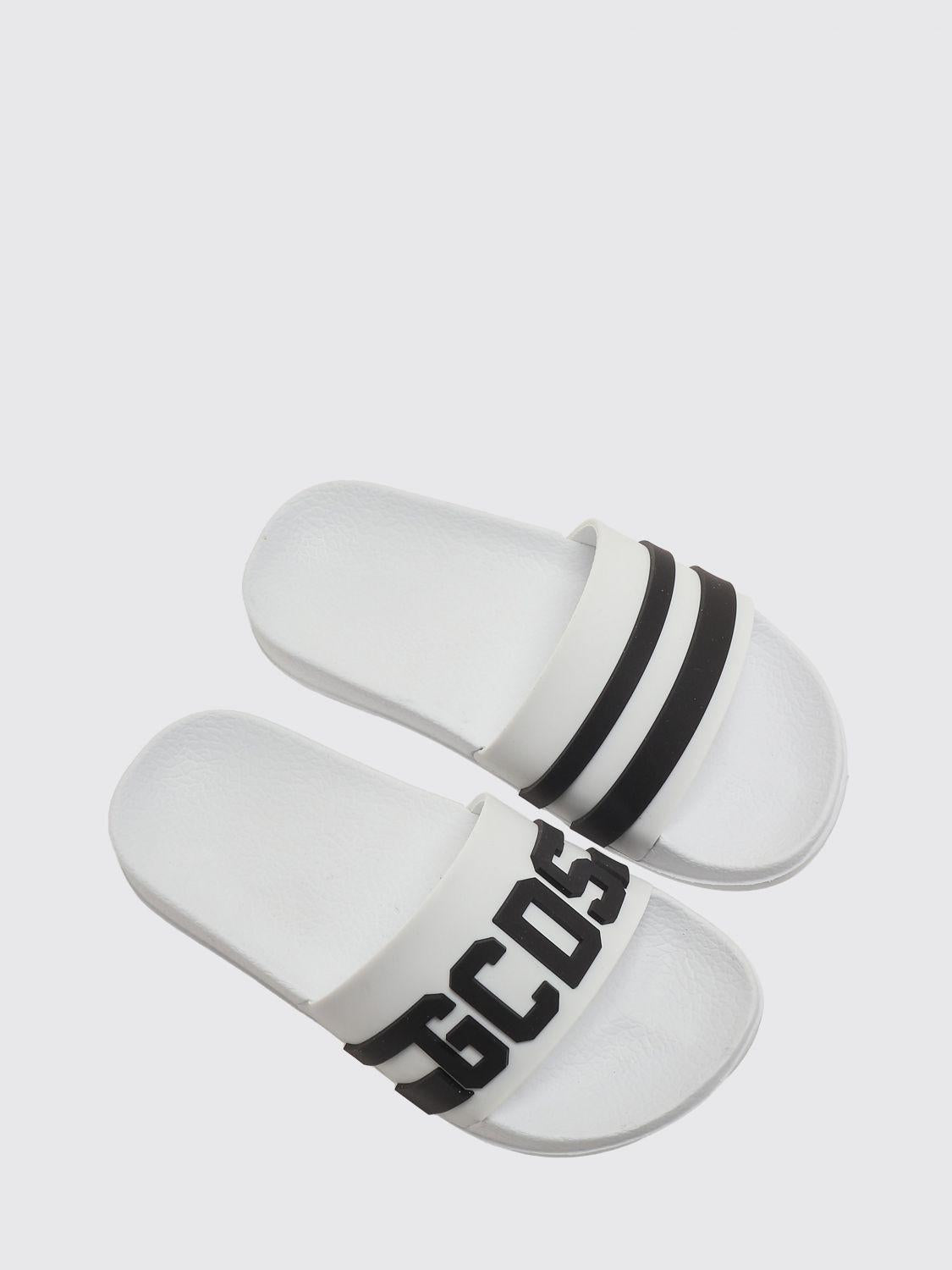 GCDS JUNIOR<BR/>Ciabatta per bambini GCDS Junior GCK110-034-B WHITE/BLACK GCDS 
