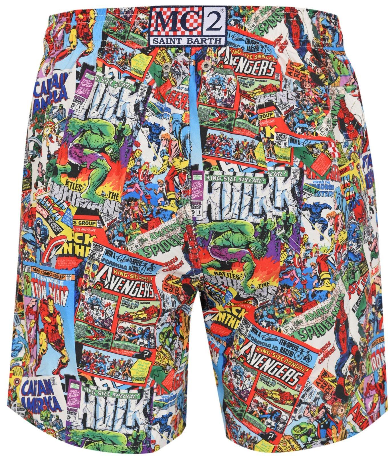 Mc2 Saint Barth Costume da bagno Lighting con stampa Marvel LIG000101077L LIG0001 01077L MC2 SAINT BARTH 