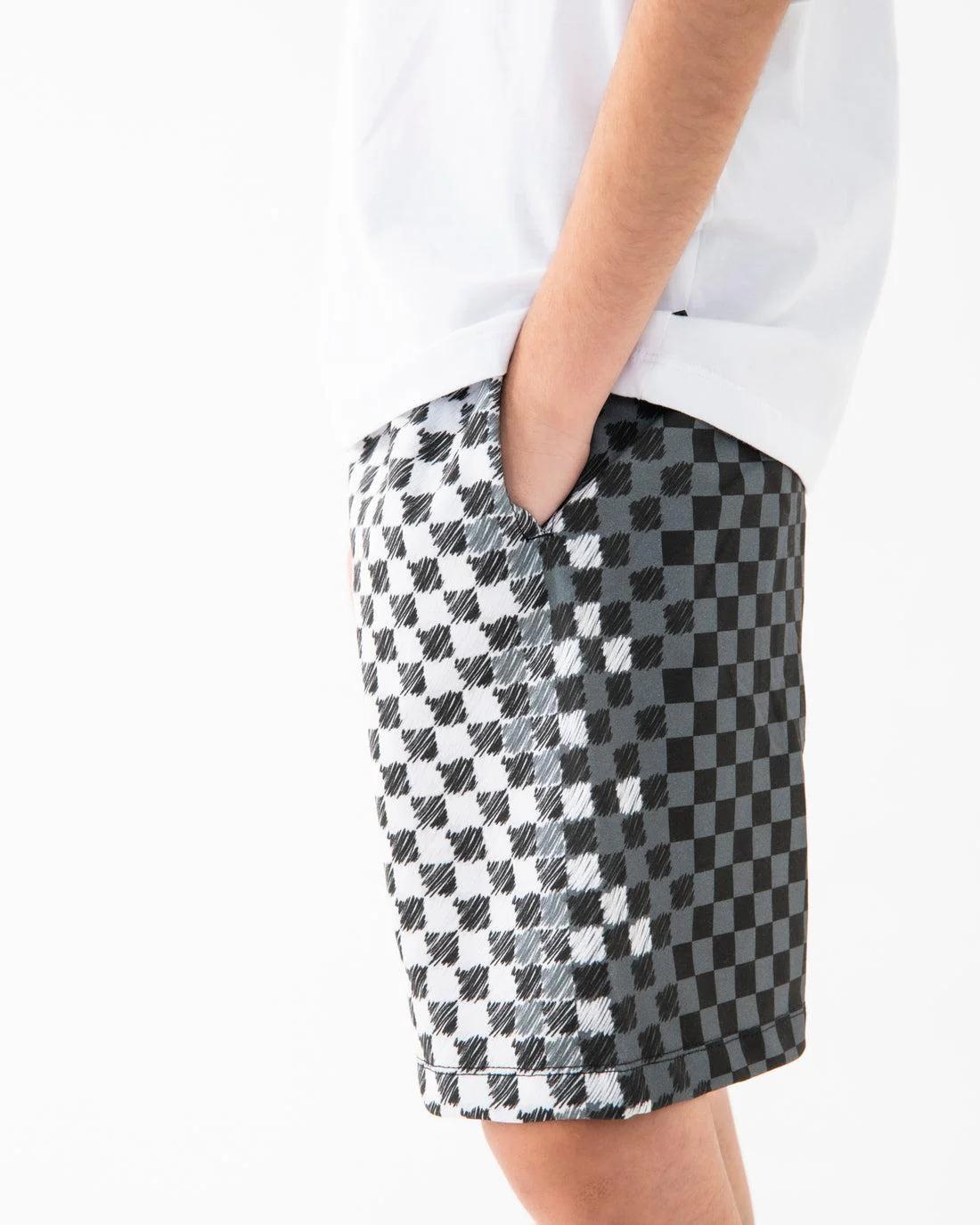 SPRAYGROUND CHECKERED SKETCH SHORTS SPY1412E V.U SPRAYGROUND 