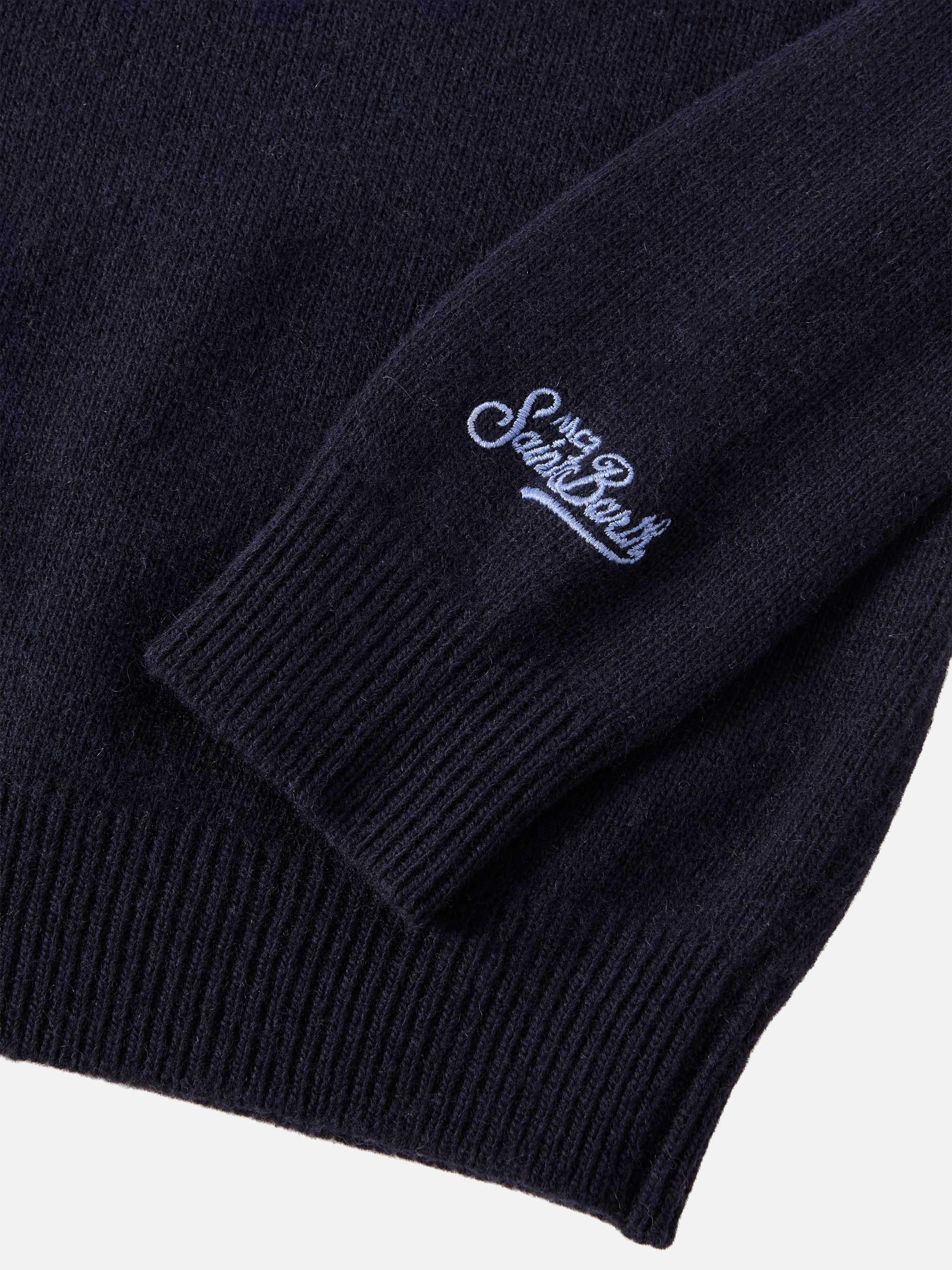 Maglione girocollo Douglas con jacquard Tutto la mamma DOU0001 01615I MC2 SAINT BARTH 