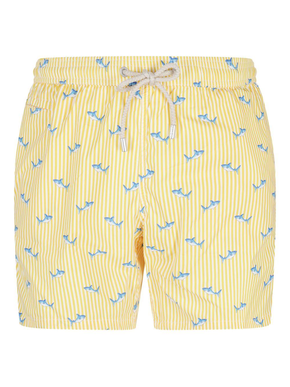 MC2 Saint Barth Costume da bagno Comfort Light Malie Stripe Giallo COM0009 00323H MC2 SAINT BARTH 
