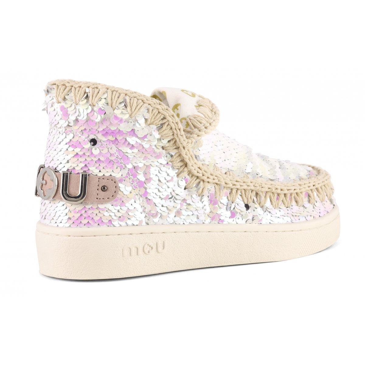 Mou Summer eskimo sneack k sequins Iridiscent pink SK211009K IRIPIN MOu 