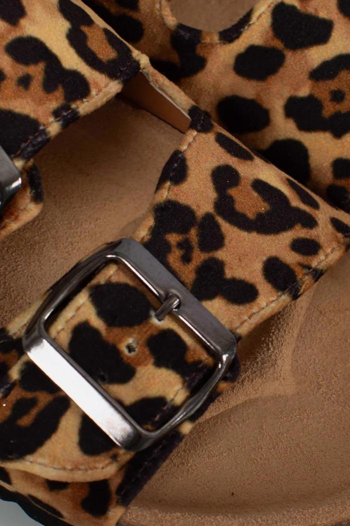 Sandalo in sughero con cinturini MC2 SAINT BARTH ANIMALIER SANW001 01020L MC2 SAINT BARTH 
