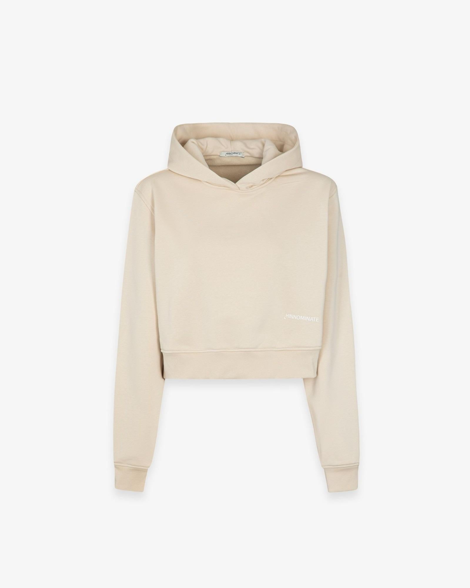 Felpa Corta Cappuccio Basica  Beige HINNOMINATE HMABW02363-TMTF0009 BE00 HINNOMINATE 