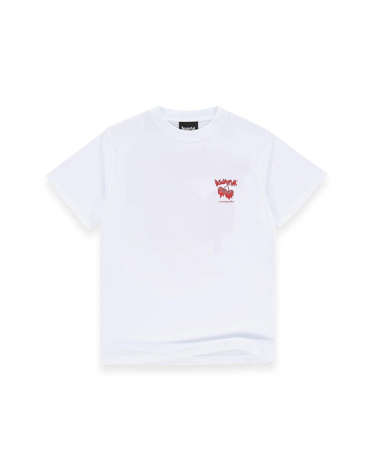 DISCLAIMER JERSEY T-SHIRT 55664 BIANCA 26EDS55664 BIANCO DISCLAIMER 