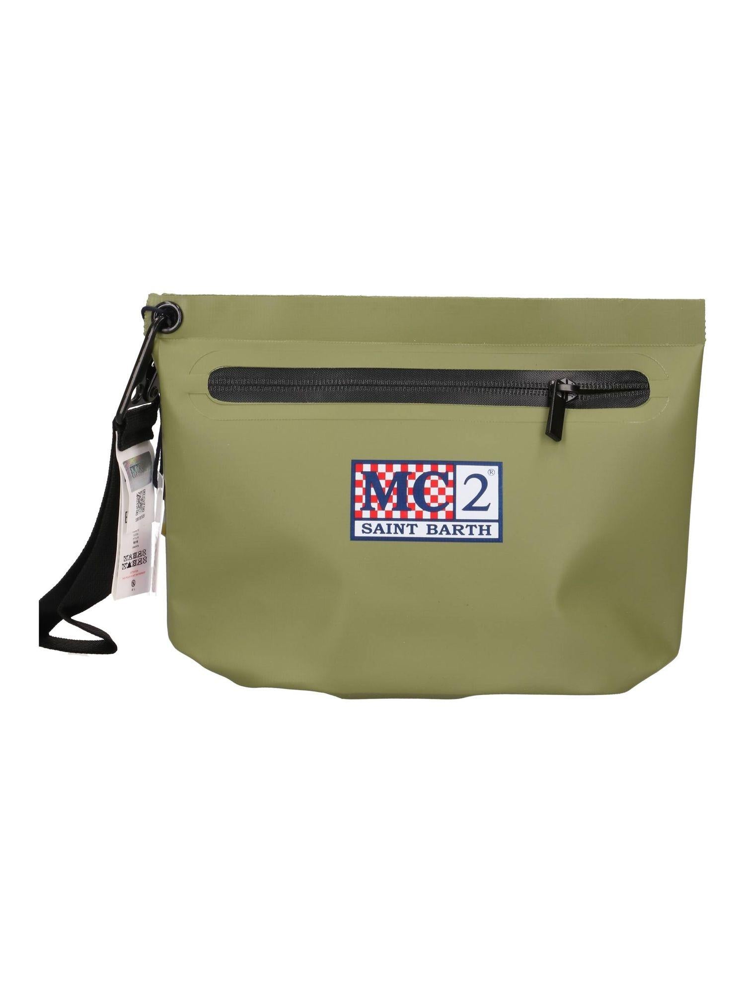 Pochette Mc2 Saint Barth ALI0006 00395L unisex verde militare. ALI0006 00395L MC2 SAINT BARTH 