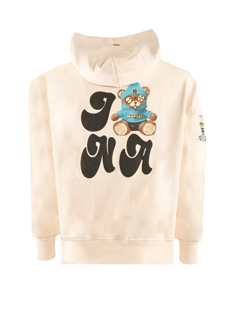 Barrow Hoodie unisex crema F5BWUAHS074 013 BARROW 