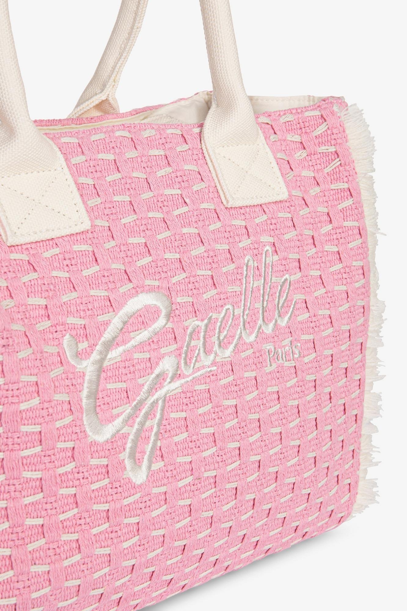 Maxi Shopper Ricamo Firma  Rosa - Gaëlle Paris GAACW03182-BFL0001 RO01 GAELLE 