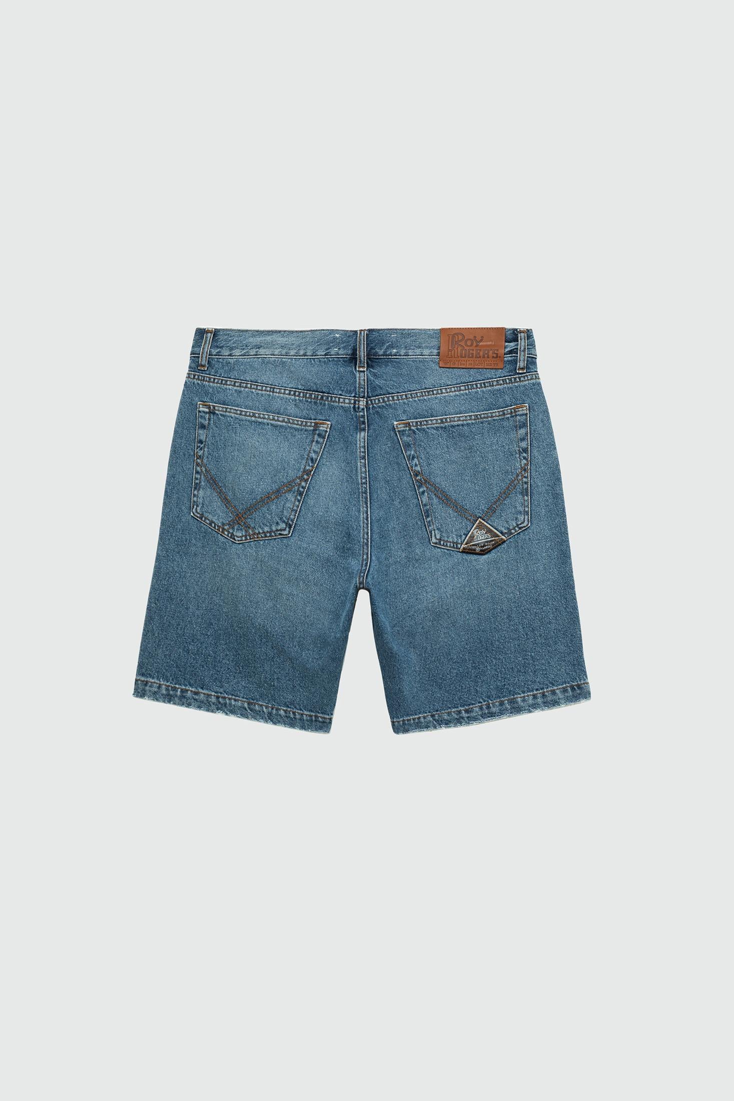 Roy Roger's Bermuda cult man denim mykonos denim RRU085D6751392 C0999 ROY ROGER'S 