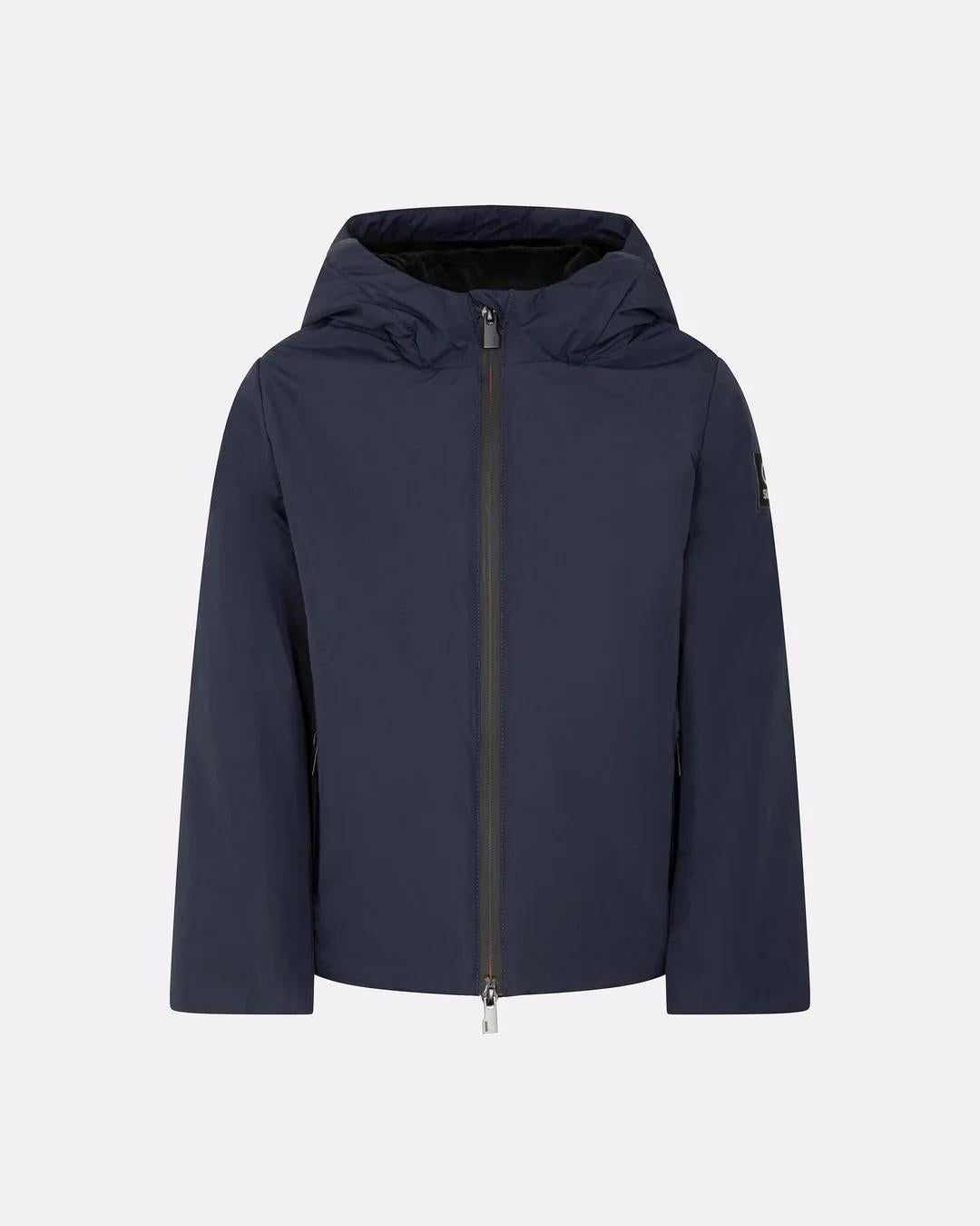 Giubbotto Bambino Jacket K Aurelio Velour con interno in eco fur dark blue GBS5338U DARK BLUE SUNS 