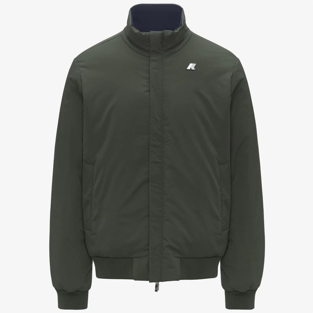 ARSENE ST WARM REVERSIBLE<BR/>BLUE DEPTH-GREEN BLACKISH K8136SW AG5 K-WAY 