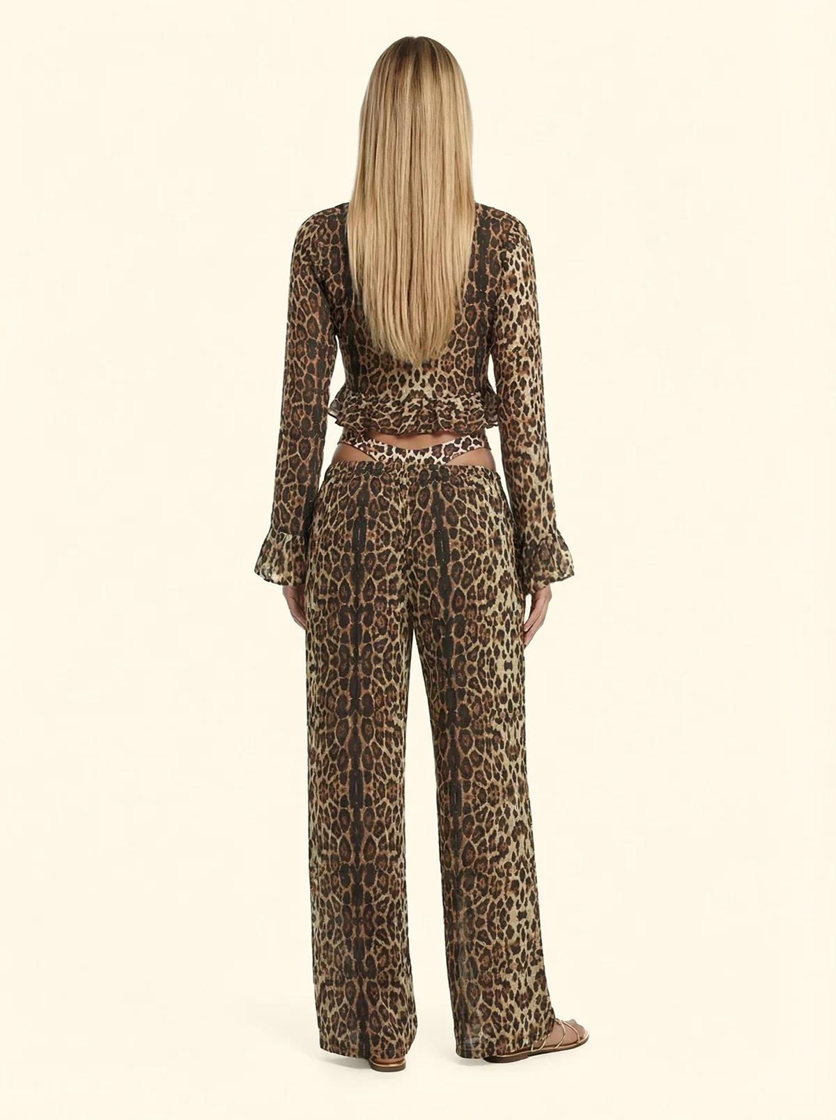 Pantalone palazzo Fxxk Animalier SW0127X02 FK26-SW0127 X02 F**K 