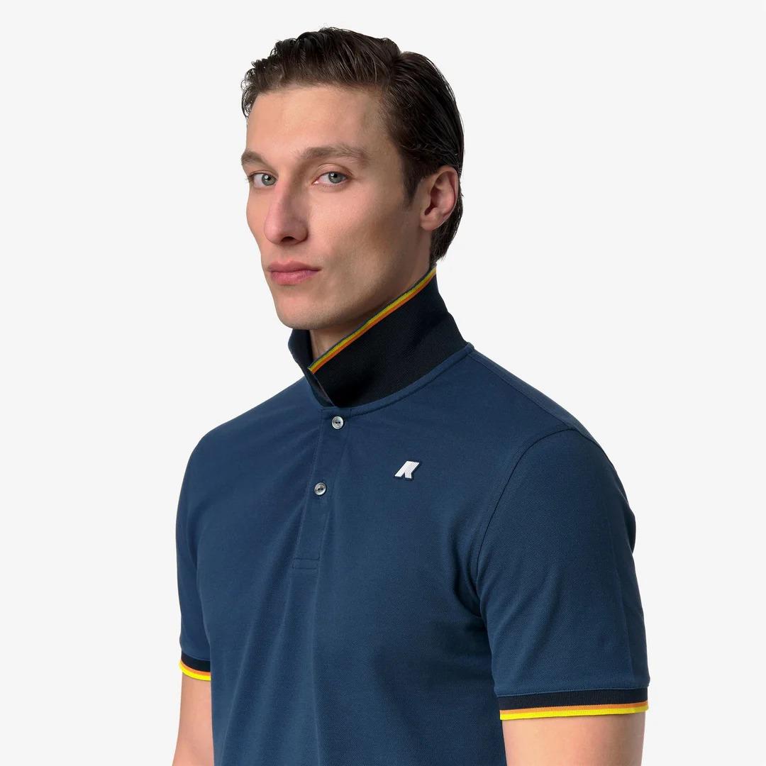 VINCENT PIQUE SLIM<BR/>BLUE INSIGNIA K1125BW B67 K-WAY 