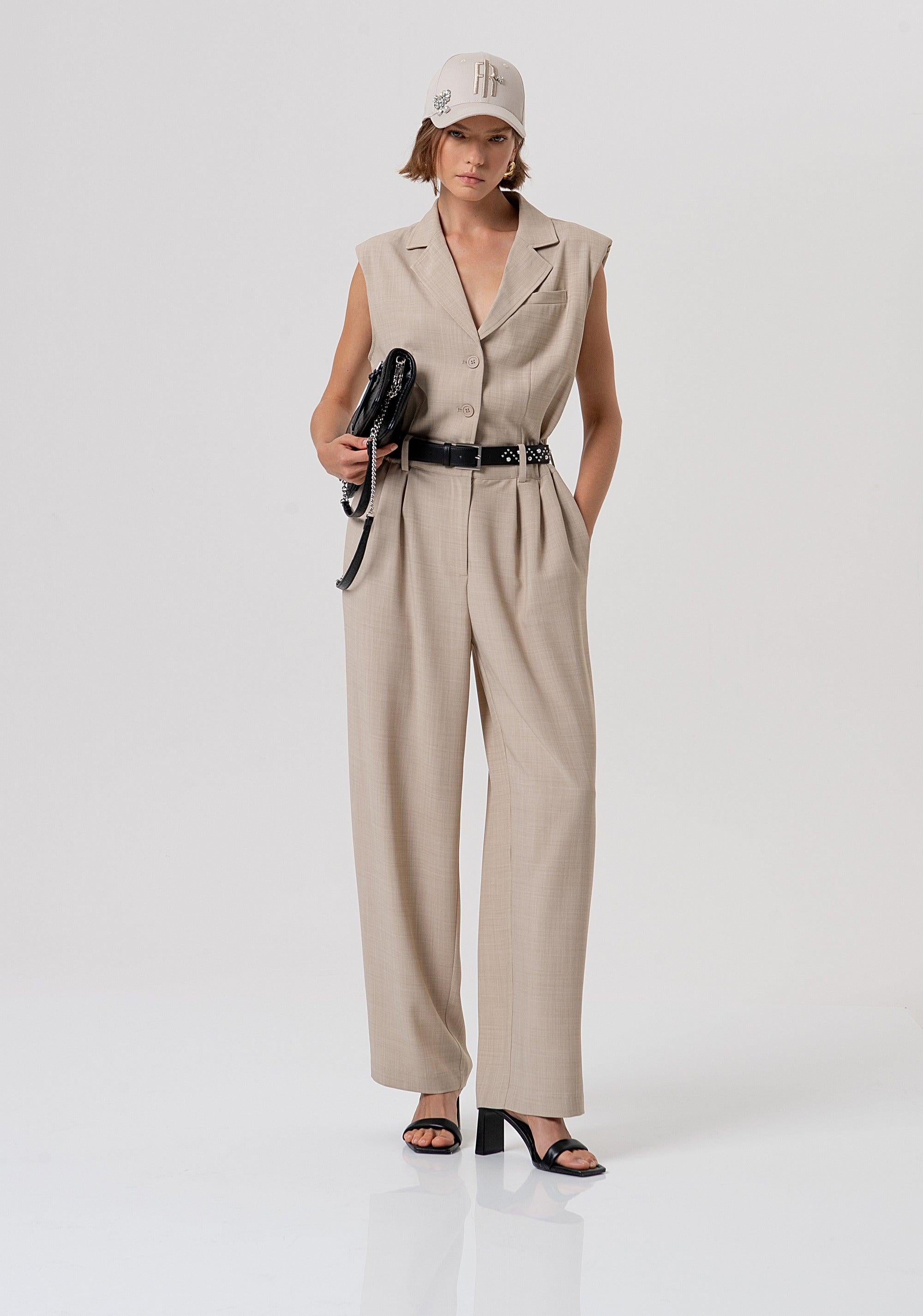 Tuta senza maniche con pantaloni lunghi MUDMELANGE FR26SO2005W76301 569 FRACOMINA 