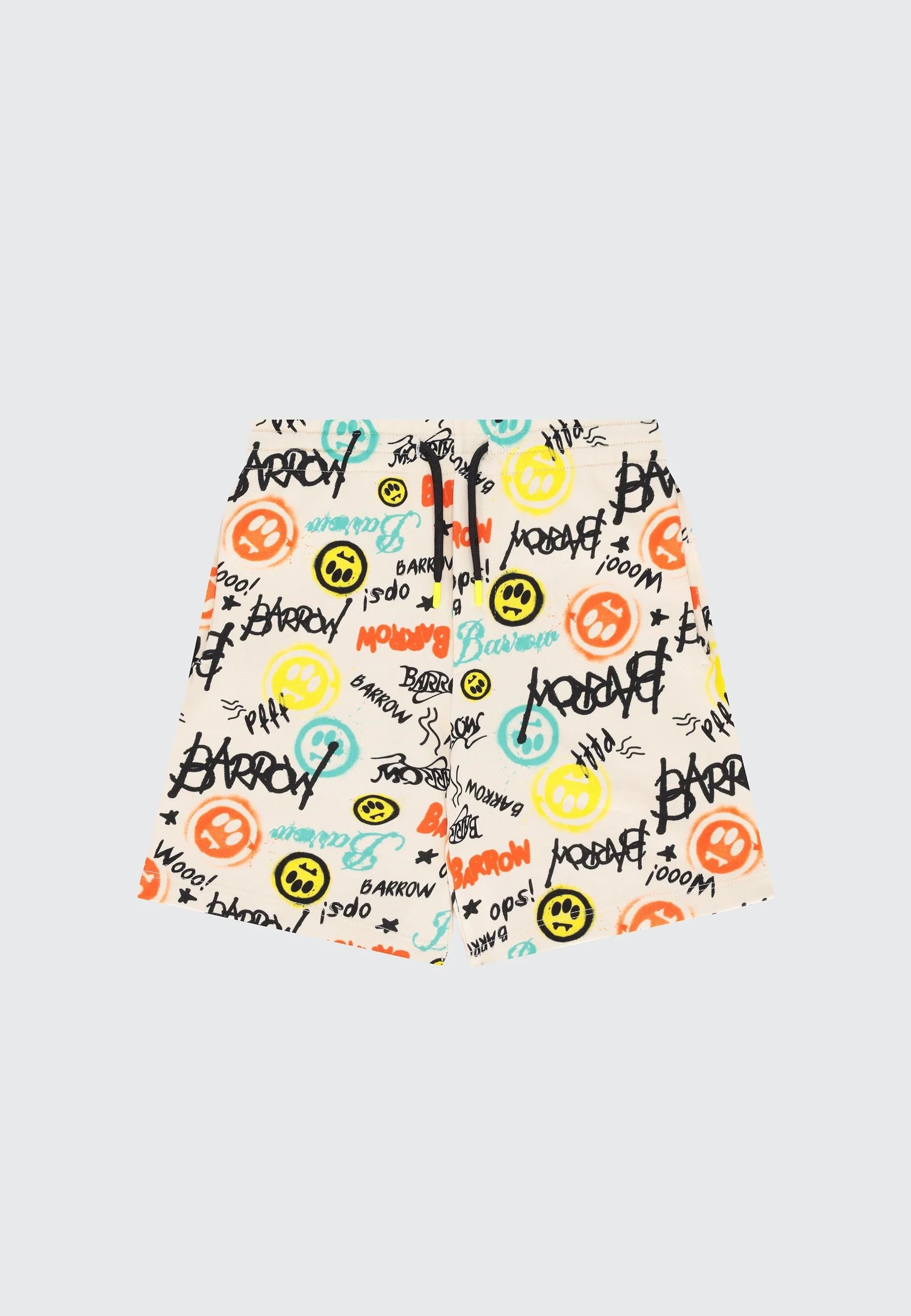 BARROW SHORTS SPRAY CREMA S6BKJUBE047 013 BARROW 