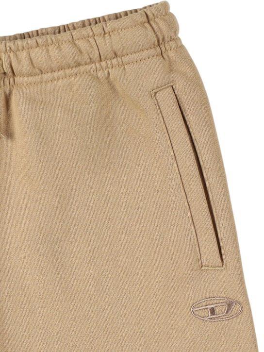 Pantalone tuta diesel bambino pmarkymegovald beige J02272-0GYCJ K726 DIESEL 