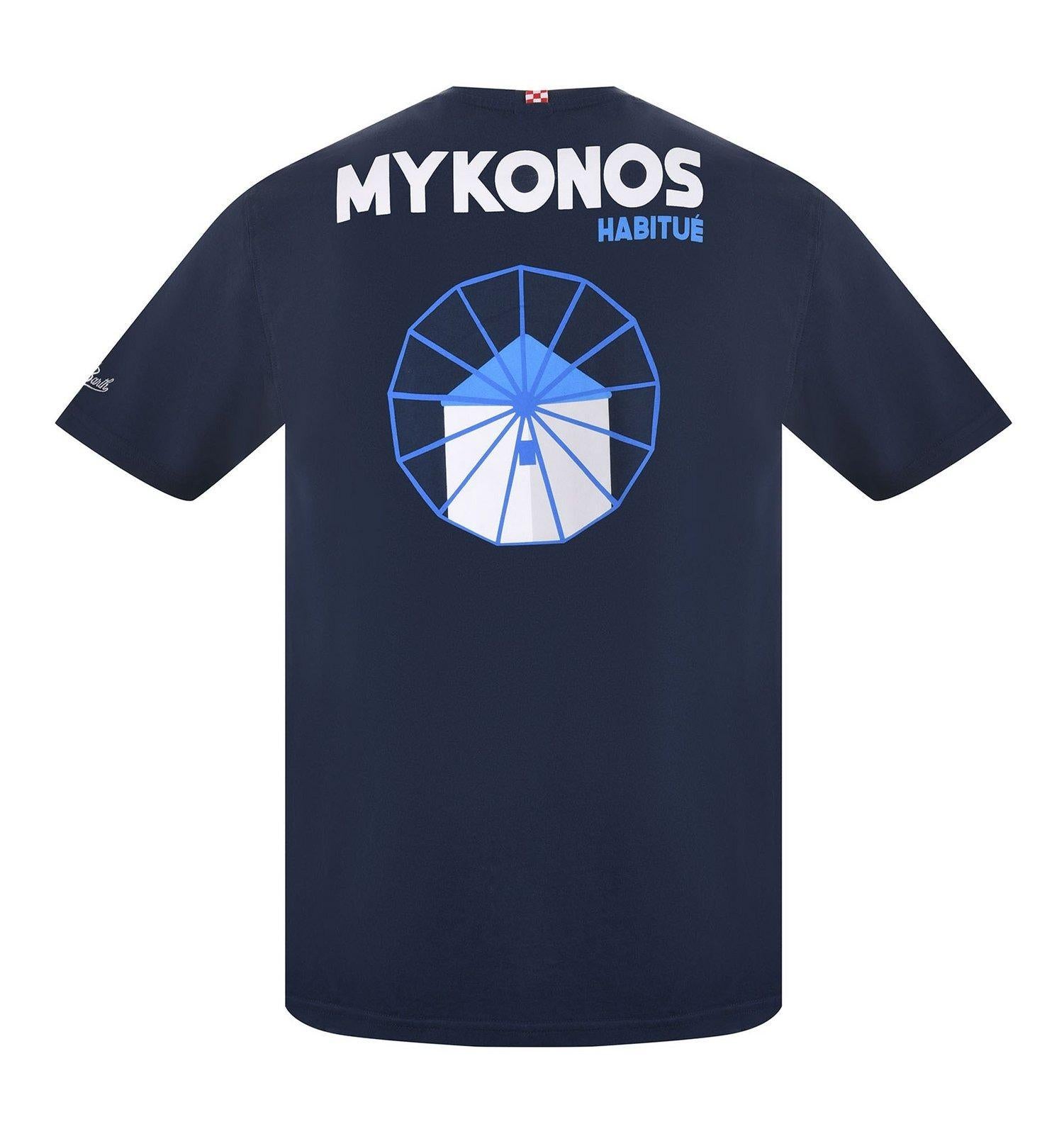 Mc2 Saint Barth<BR/>T-shirt Mc2 Saint Barth Mykonos Print PRL000202308L PRL0002 02308L MC2 SAINT BARTH 