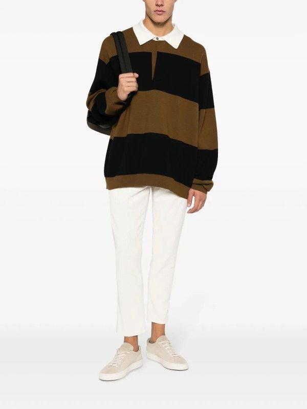 Dondup Pantaloni Gaubert relax regular in velluto a coste bianco UP576-VS0031U-A27 017 DONDUP 