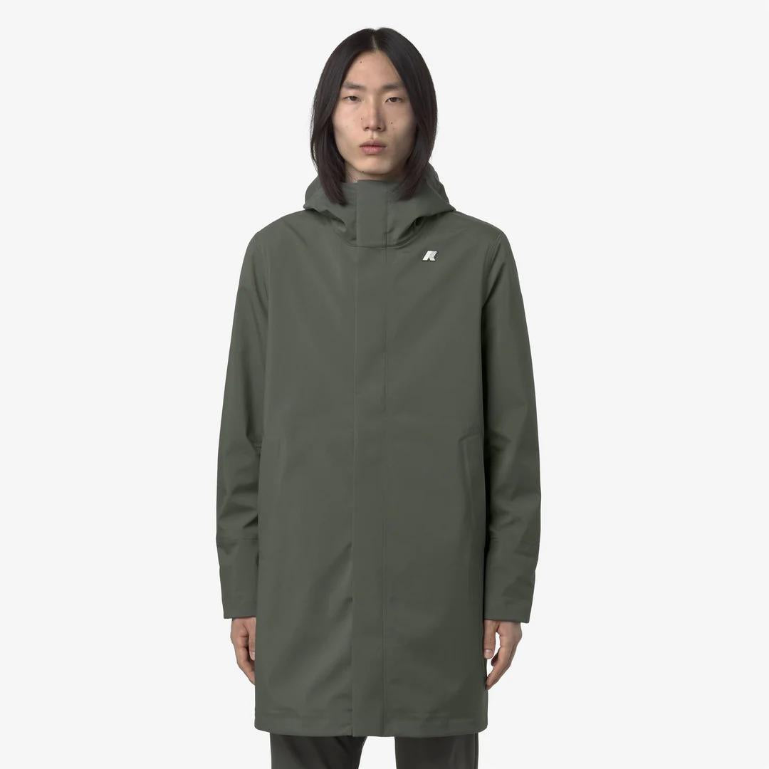 THOMAS BONDED<BR/>GREEN BLACKISH-BLUE DEPTH K7126WW AF0 K-WAY 