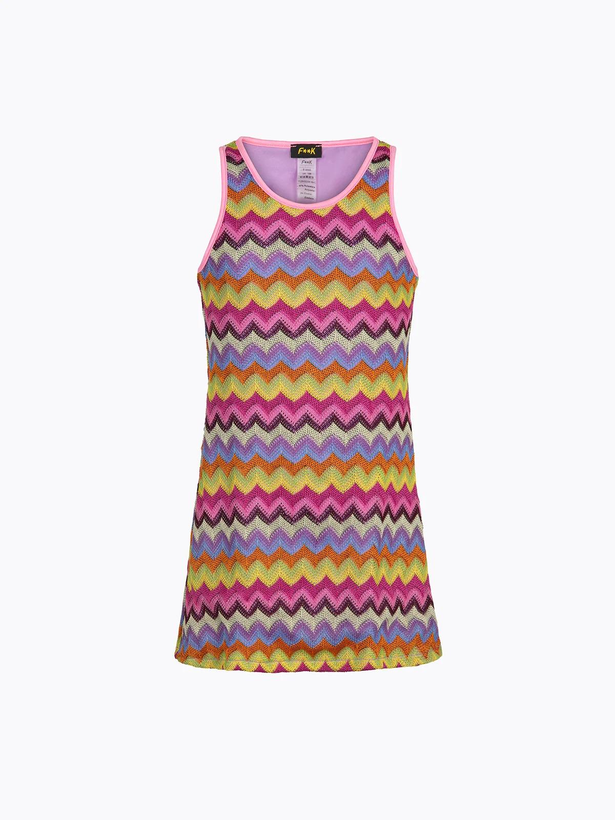 Vestito Corto Bambina F**K Multicolor SG0616-MC FJ26-SG0616 MC F**K 