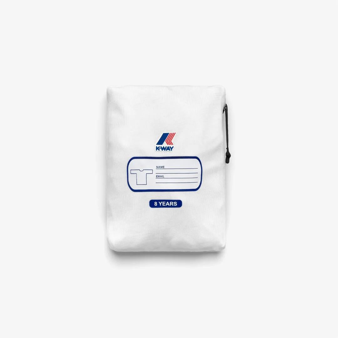 P. LEONIDE SCATTERED LETTERING<BR/>WHITE K4146DW 001 K-WAY 