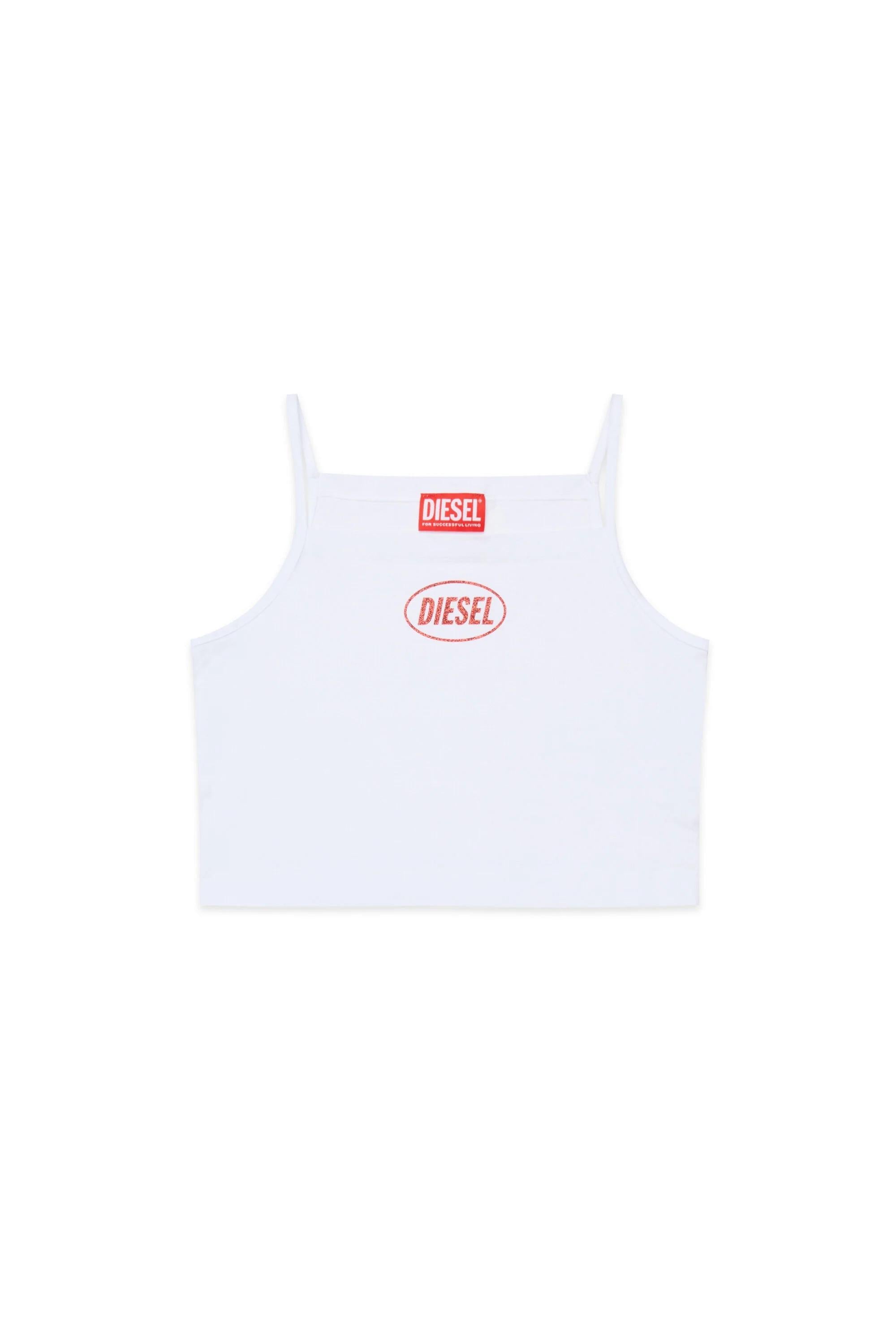 Diesel Canotta tedim bianca J02584-0GRAI K100 DIESEL 