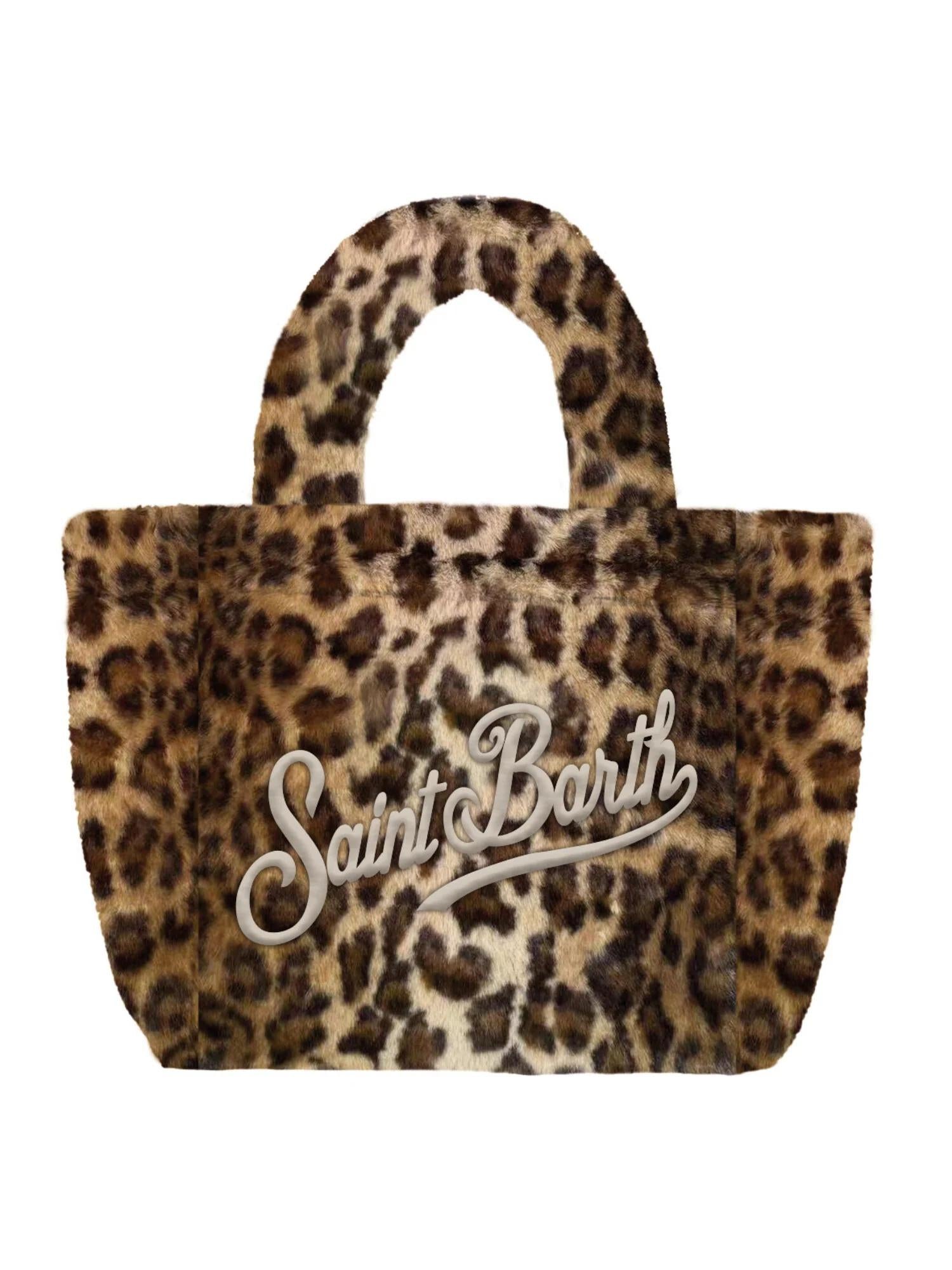Mc2 Saint Barth Vanity Mini Soft Fur borsa in ecopelliccia da donna LEOPARD 1910 EMB VAMI021 00291I MC2 SAINT BARTH 