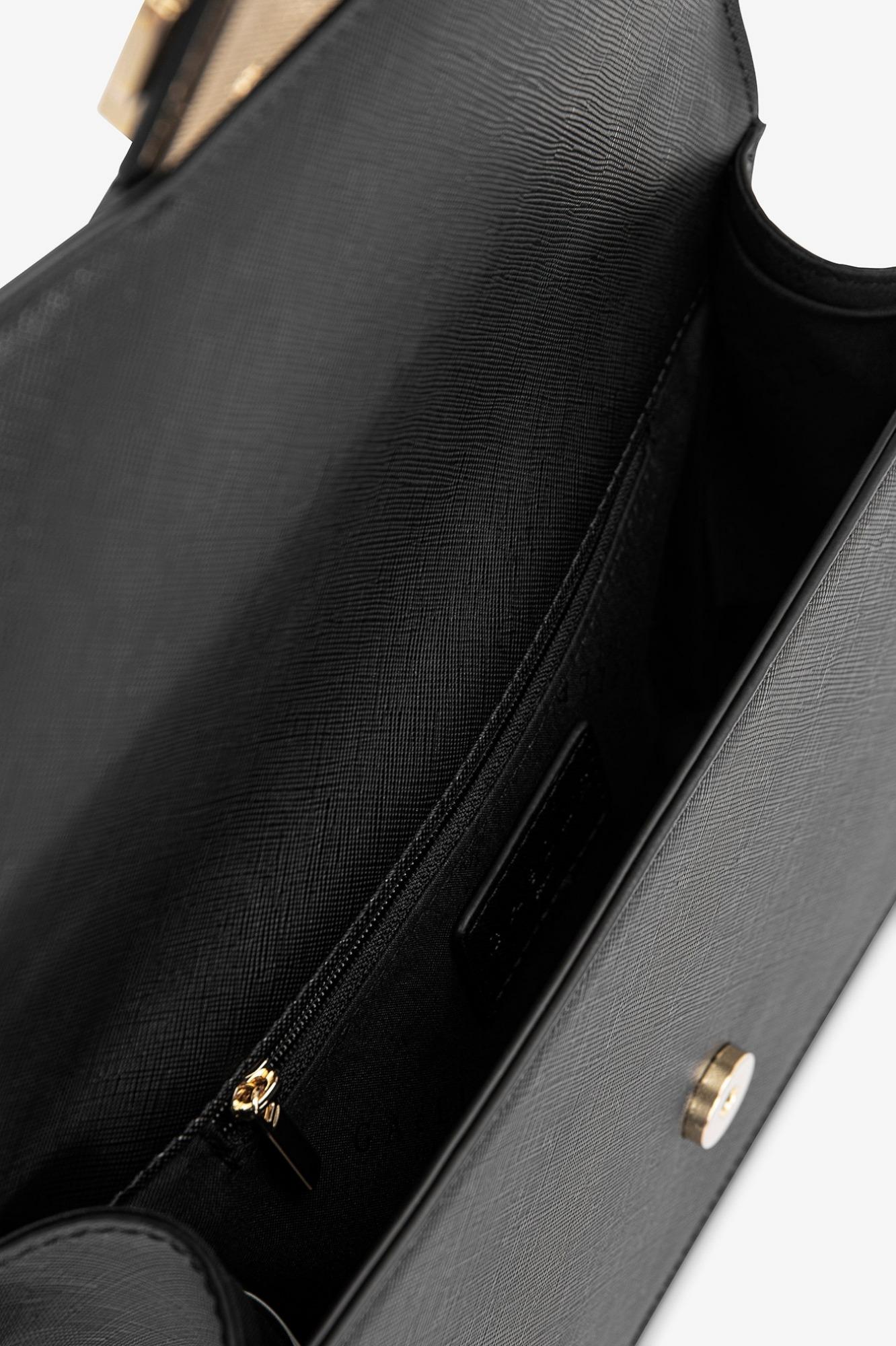 Regular Shoulder Strap Mini Metal Logo  Nero - Gaëlle Paris GAACW03163-MTFI0007 NE01 GAELLE 