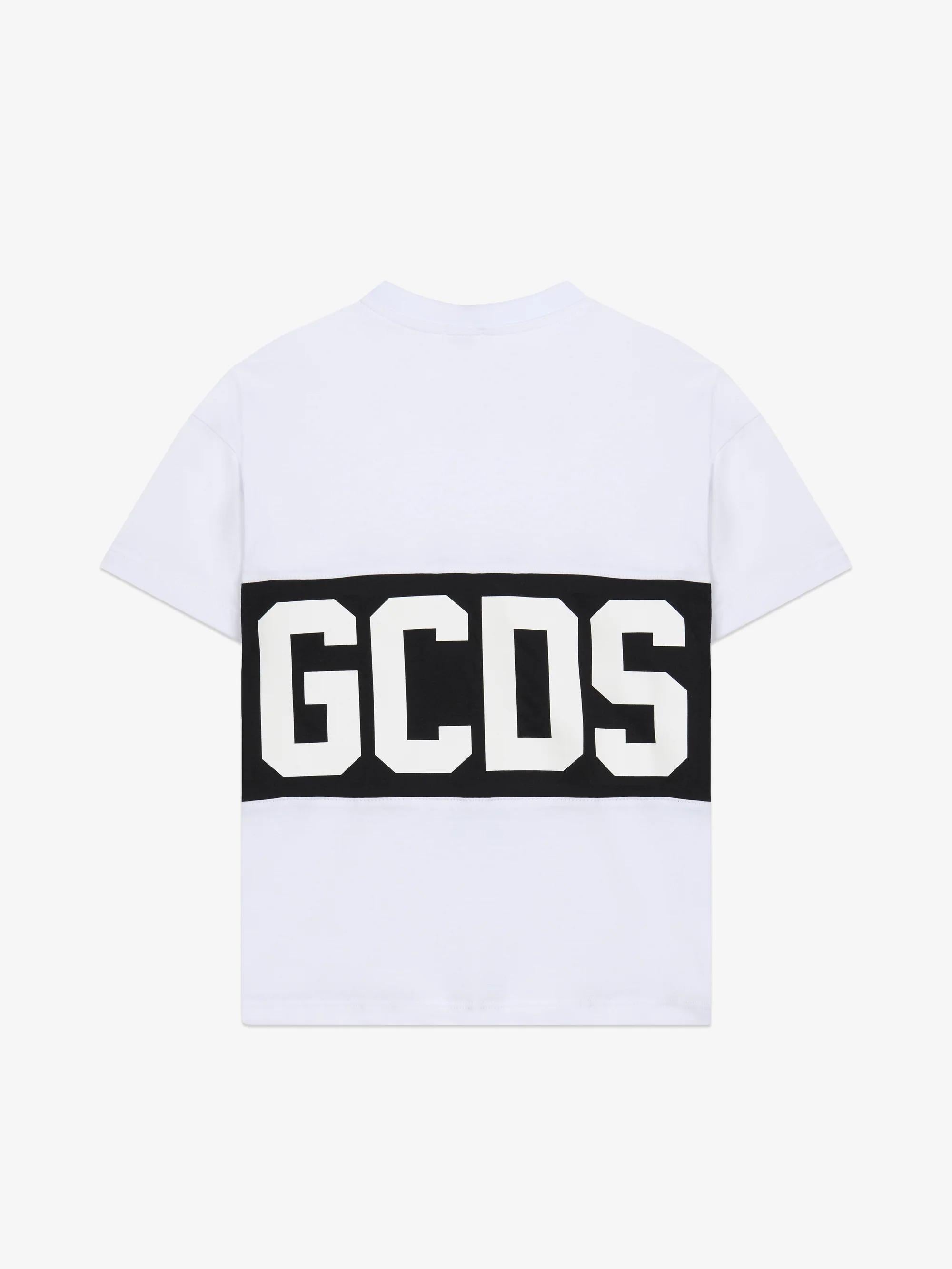 GCDS T-shirt Band Logo BIANCA Z0UJQC585J105* 100B GCDS 