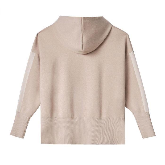 Felpa  in maglia hinnominate cappuccio con bande in contrasto HMABW02124-MTTM0001 BE11 HINNOMINATE 