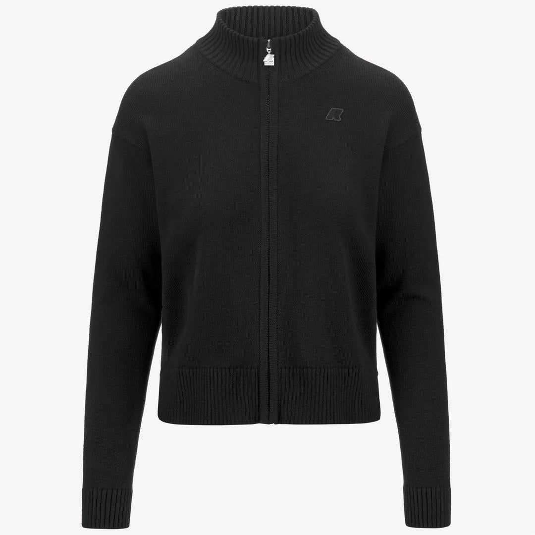 BETINNE COTTON CASHMERE<BR/>BLACK PURE MELANGE K81343W KA6 K-WAY 